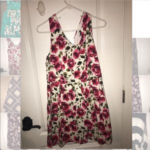 A-Line floral dress. Worn once